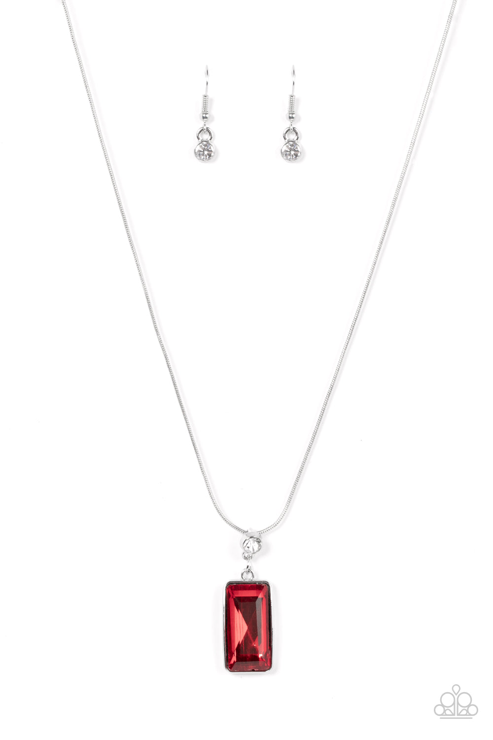Cosmic Curator - red - Paparazzi necklace