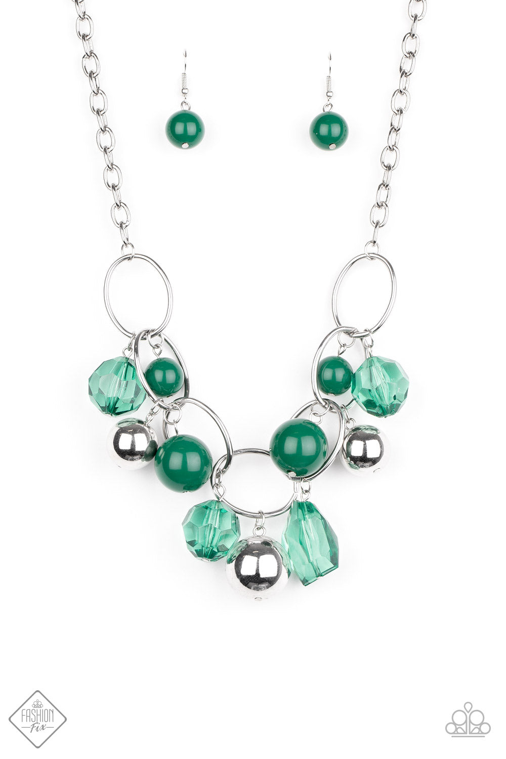 Cosmic Getaway - green - Paparazzi necklace