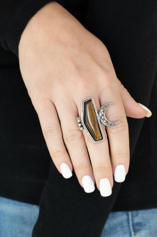 Cosmic Karma - brown - Paparazzi ring
