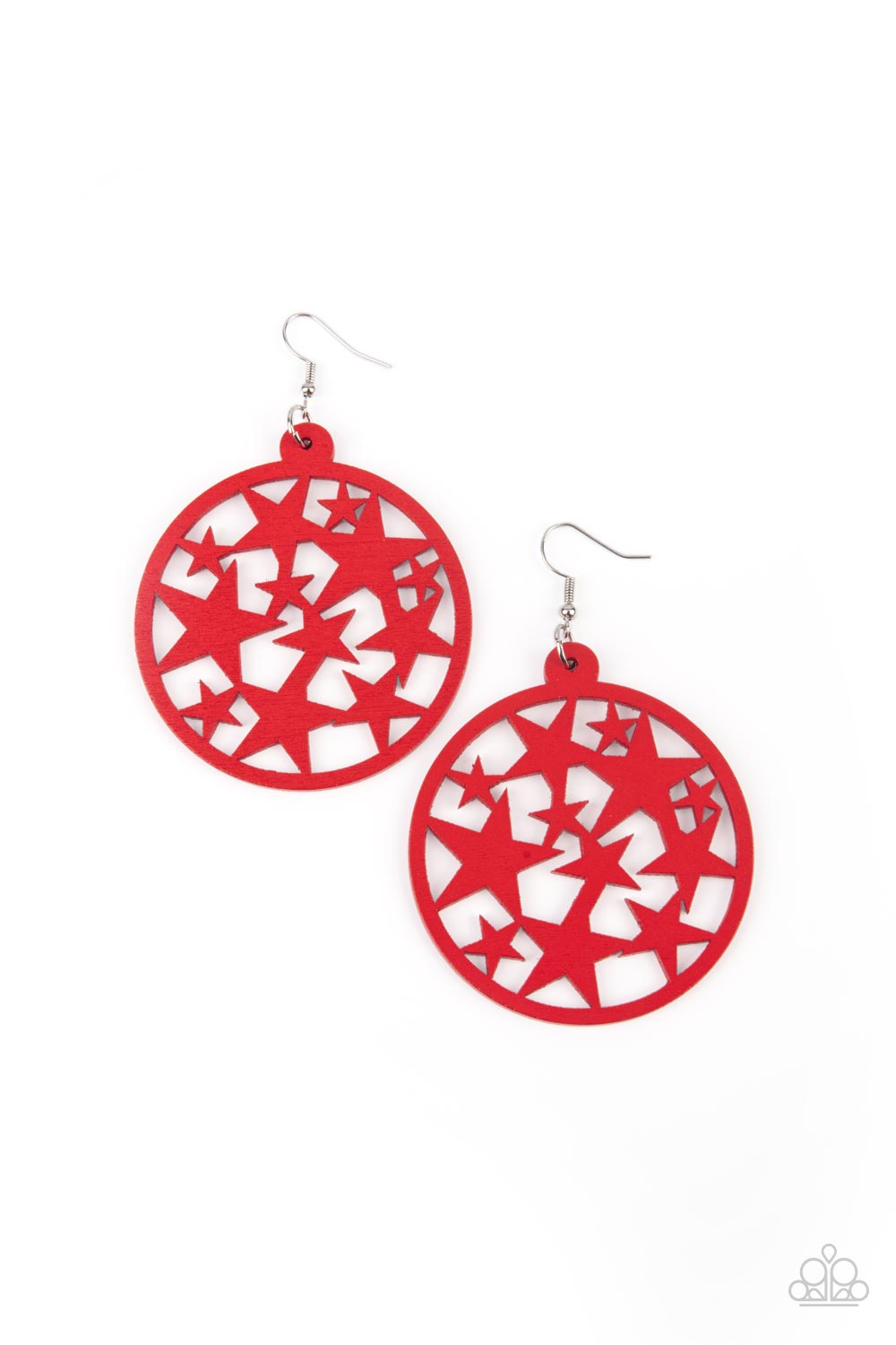 Cosmic Paradise - red - Paparazzi earrings