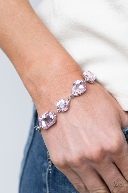 Cosmic Treasure Chest - pink - Paparazzi bracelet