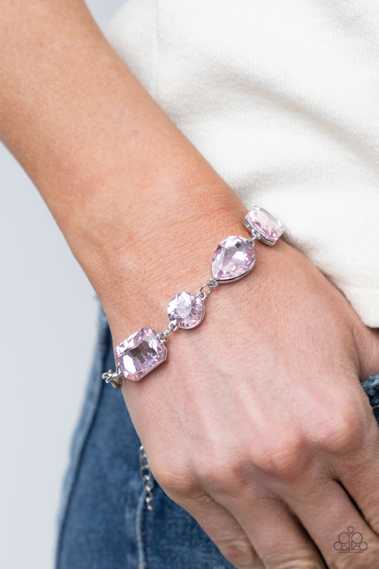 Cosmic Treasure Chest - pink - Paparazzi bracelet