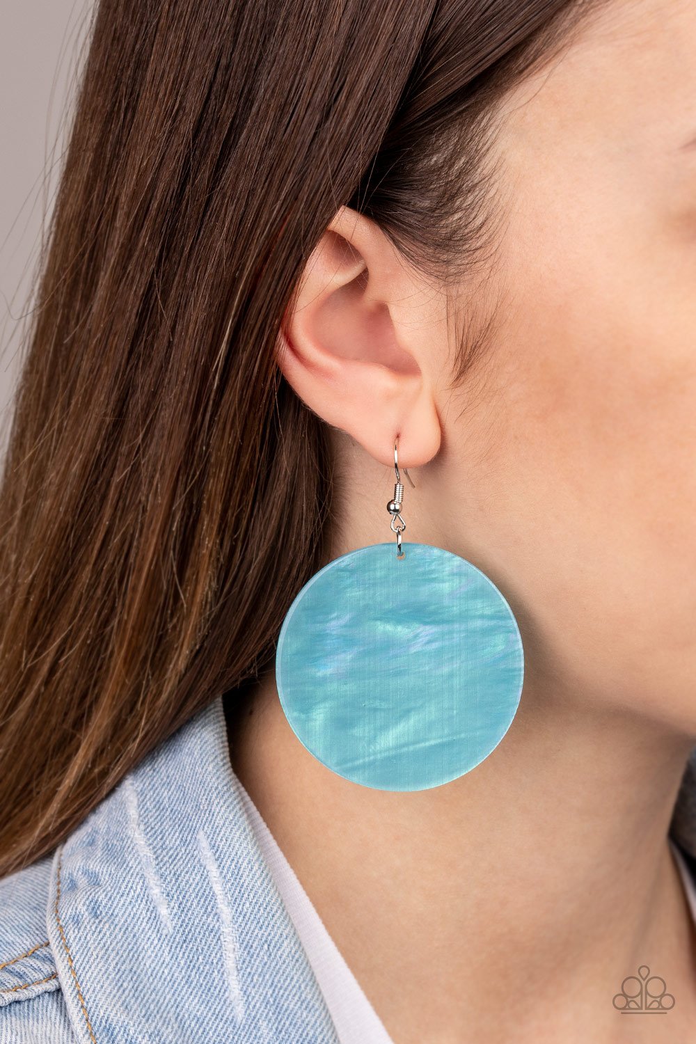 Cosmic Rainbow-blue multi-Paparazzi earrings