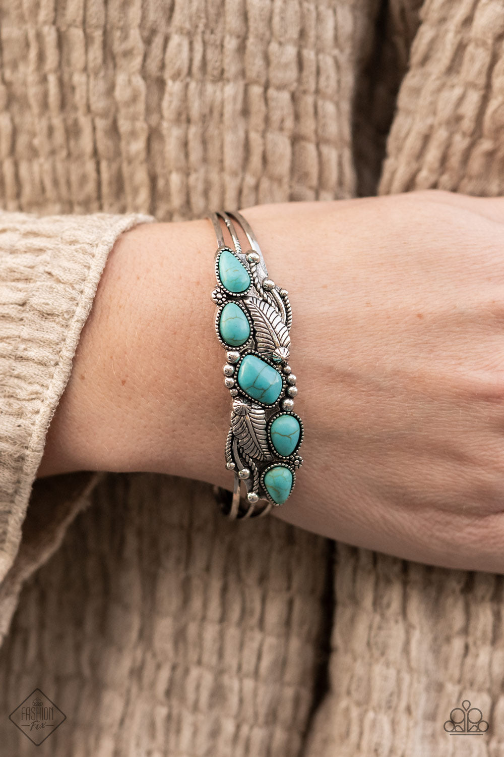 Cottage Living - blue - Paparazzi bracelet