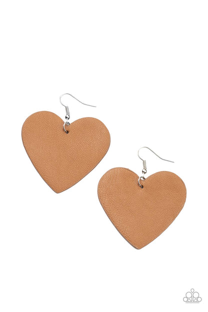 Country Crush - brown - Paparazzi earrings