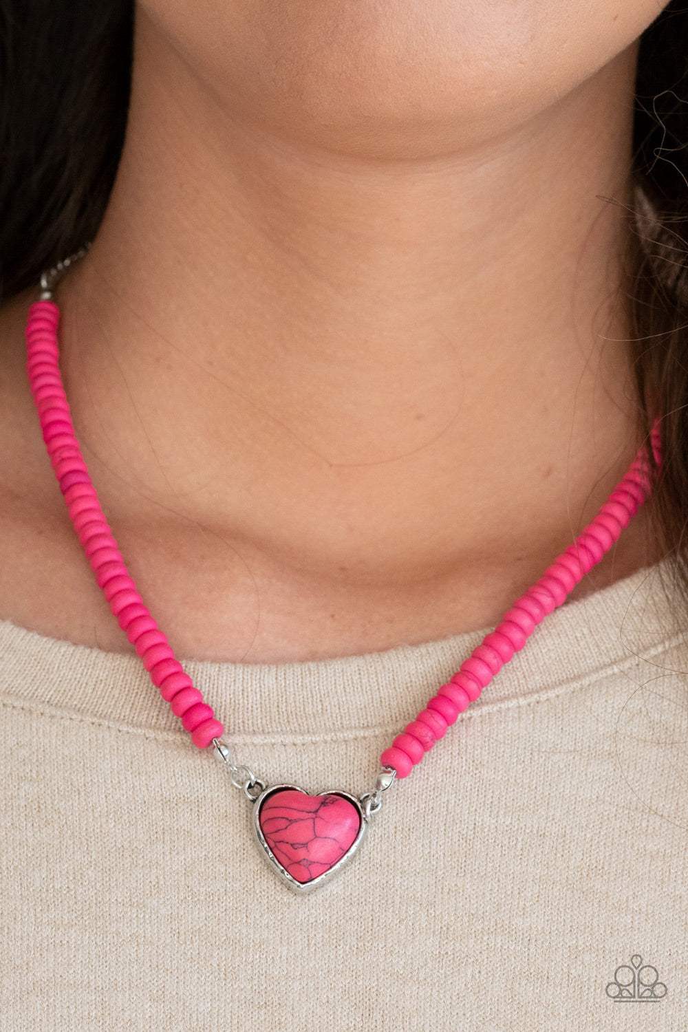 Country Sweetheart - pink - Paparazzi necklace