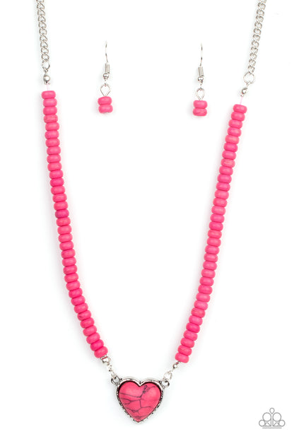 Country Sweetheart - pink - Paparazzi necklace