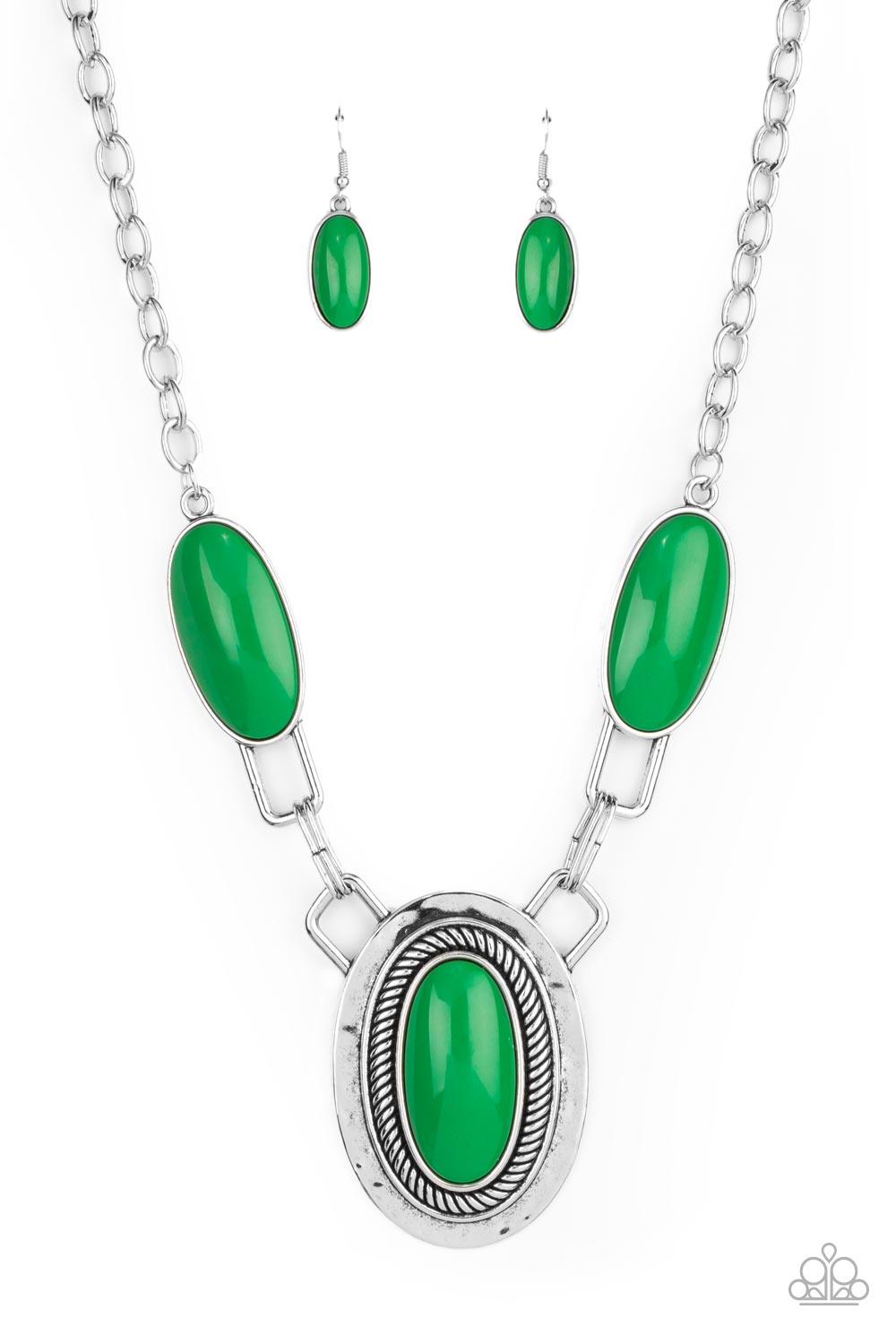 Count to TENACIOUS - green - Paparazzi necklace