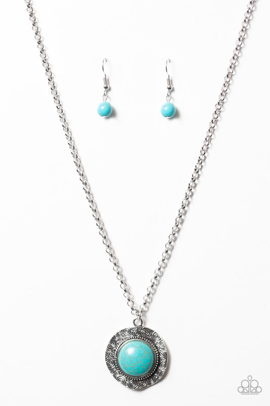 Course Of Nature - Blue - Paparazzi necklace