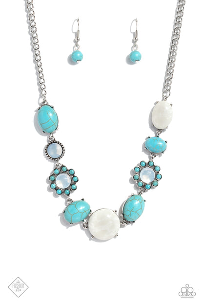 Cowboy Catwalk - blue - Paparazzi necklace