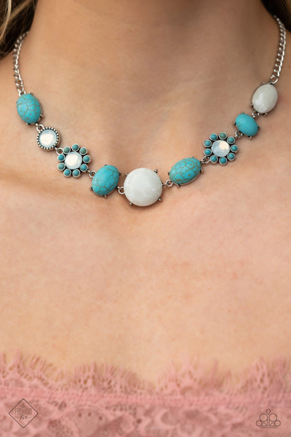 Cowboy Catwalk - blue - Paparazzi necklace