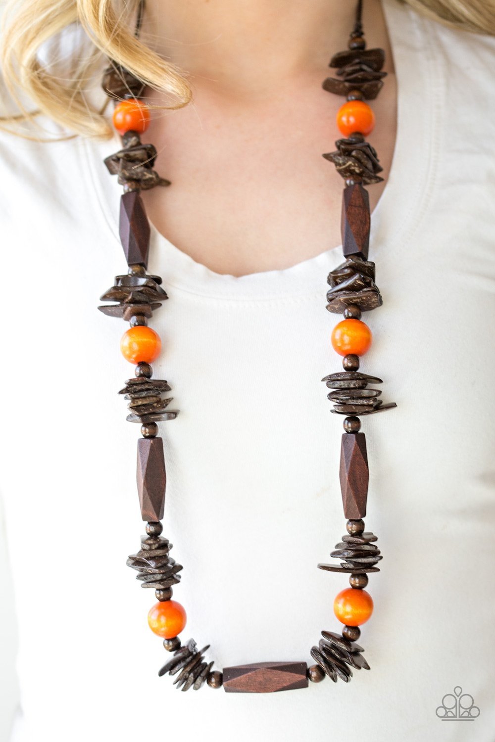 Cozumel Coast - orange - Paparazzi necklace