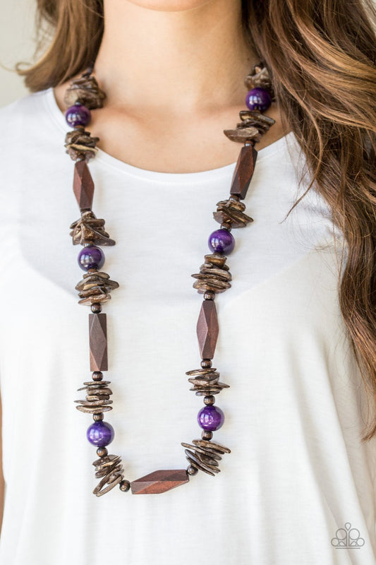 Cozumel Coast - purple - Paparazzi necklace