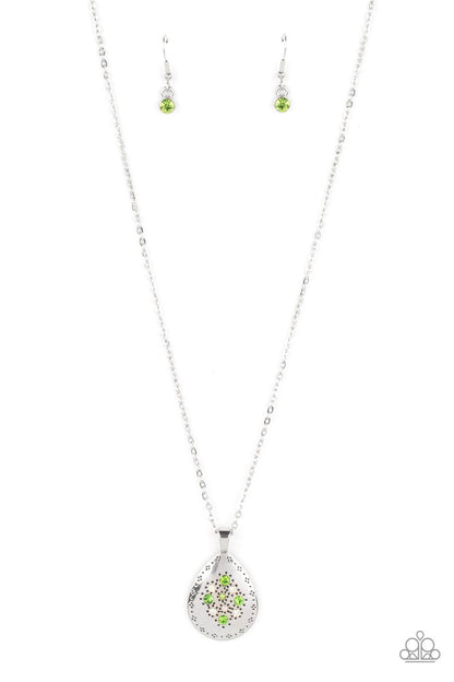 Cozy Cottage - green - Paparazzi necklace