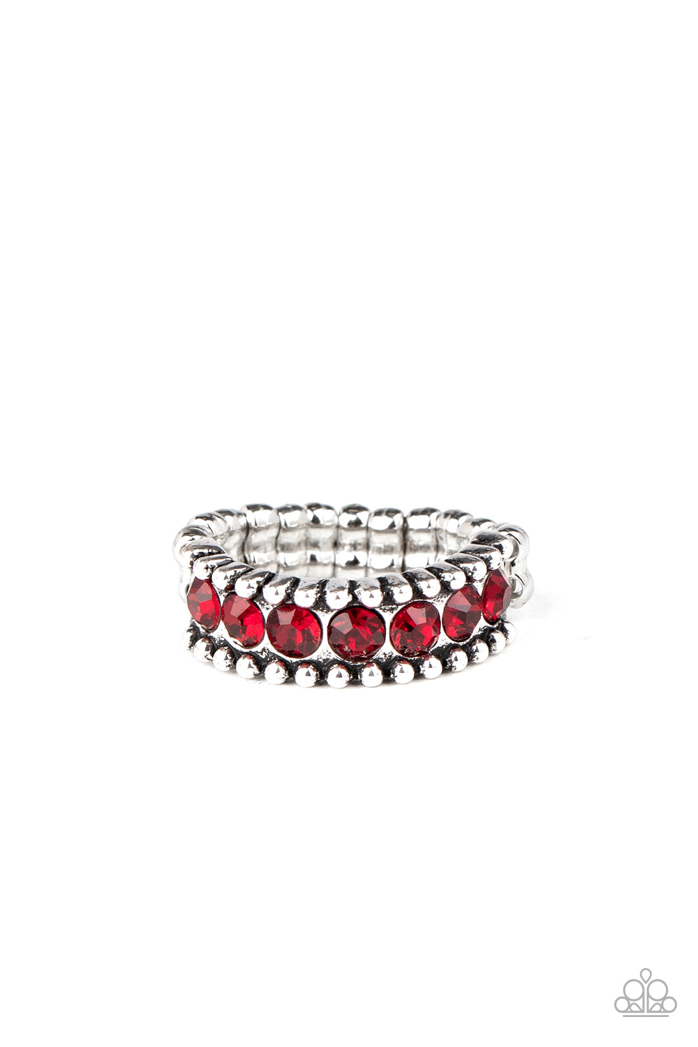 Crank It Up - red - Paparazzi ring