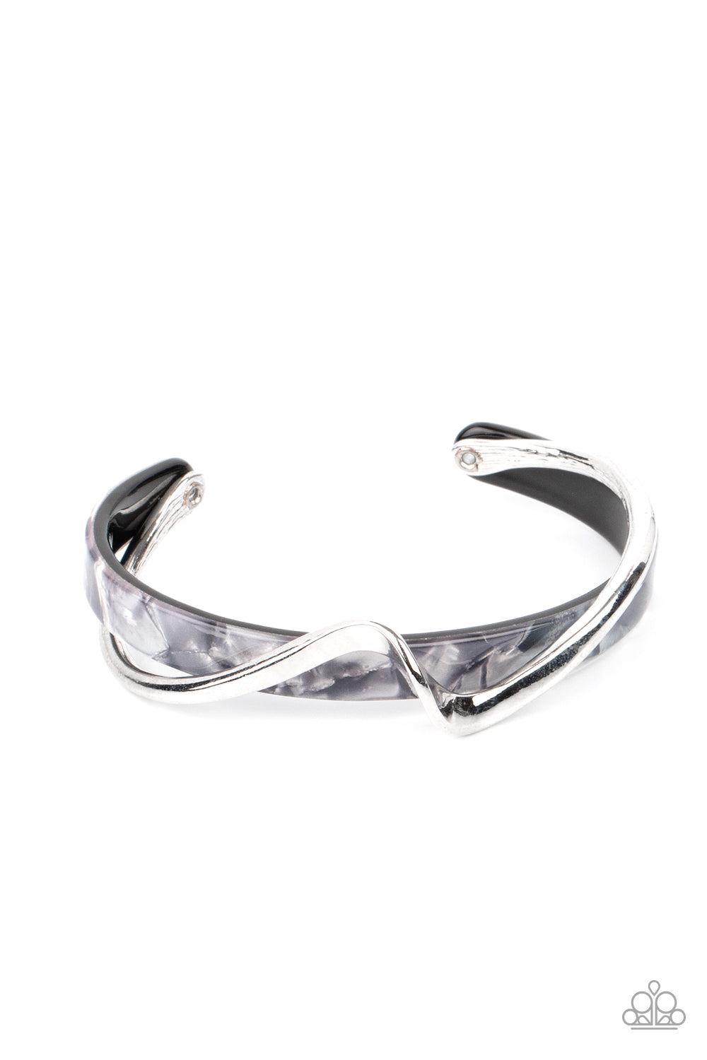 Craveable Curves - silver - Paparazzi bracelet