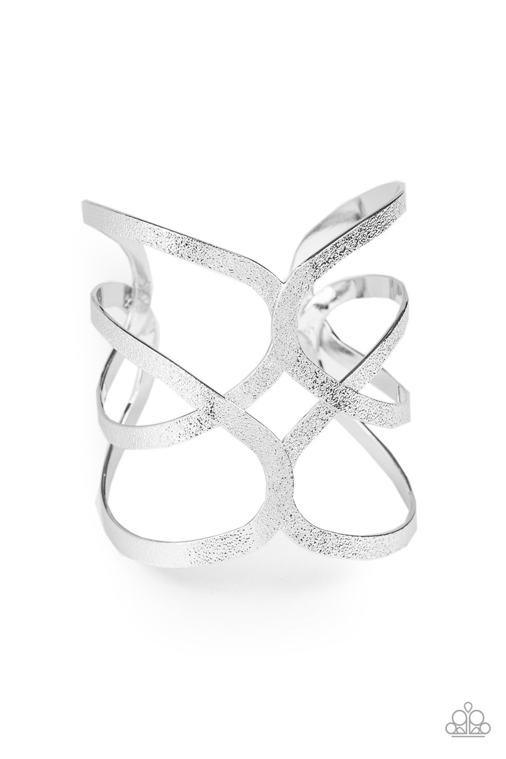 Crossing the Finish Line - silver - Paparazzi bracelet