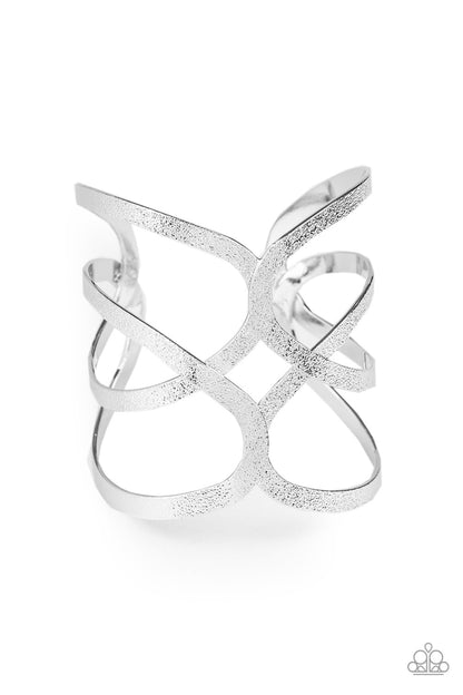 Crossing the Finish Line - silver - Paparazzi bracelet