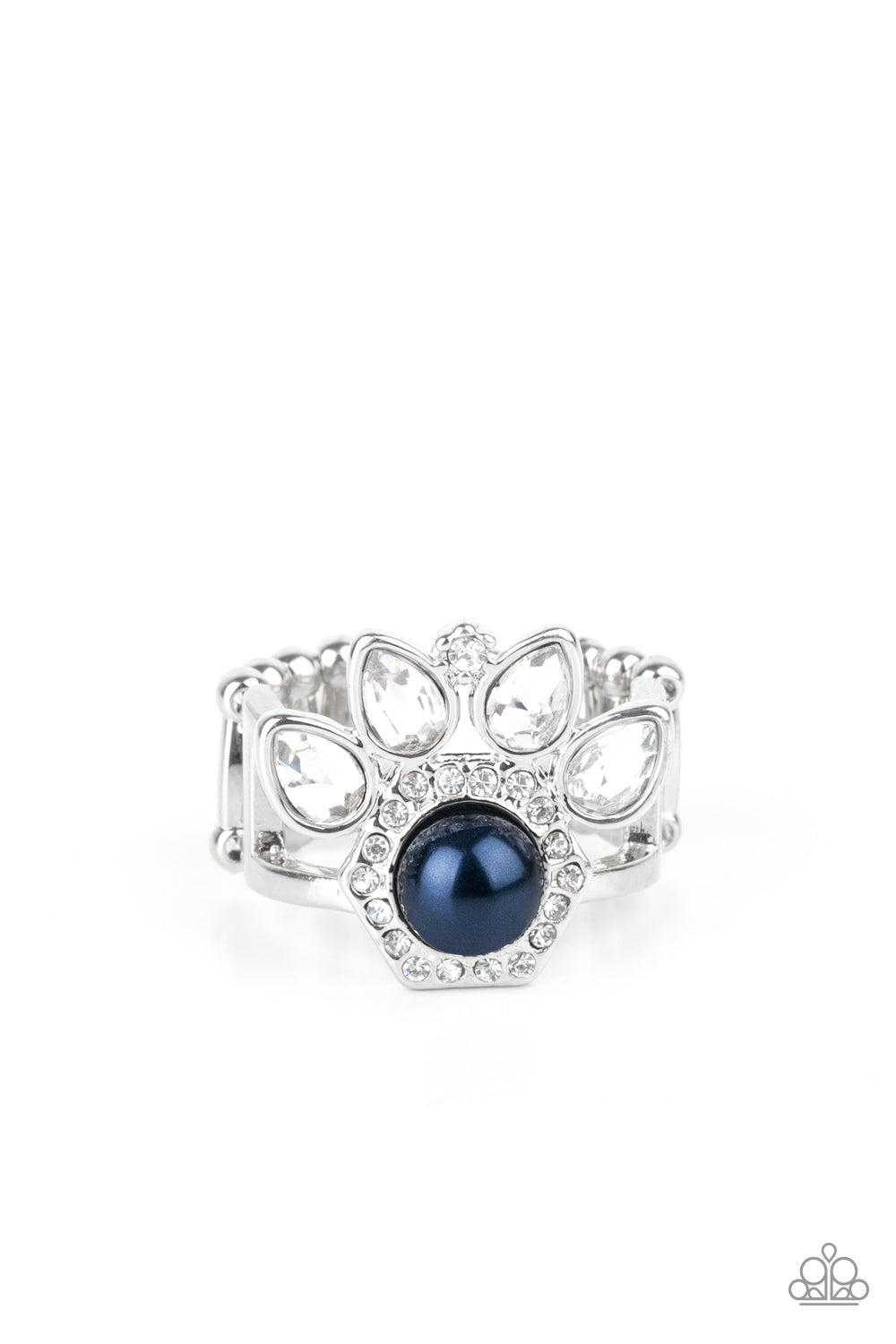 Crown Coronation - blue - Paparazzi ring