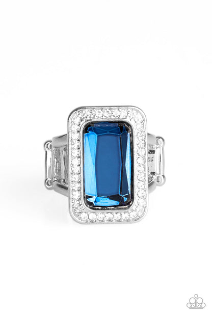 Crown Jewel Jubilee - blue - Paparazzi ring