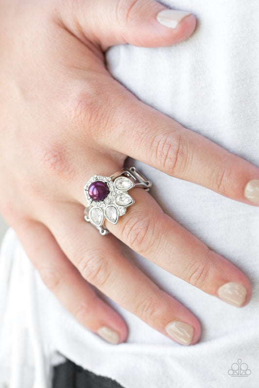 Crown Coronation - purple - Paparazzi ring