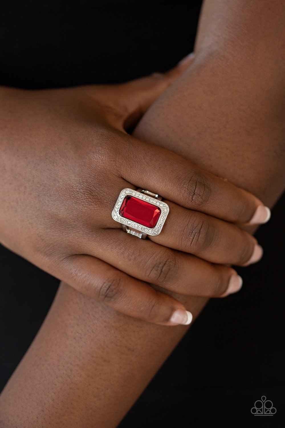 Crown Jewel Jubilee - red - Paparazzi ring