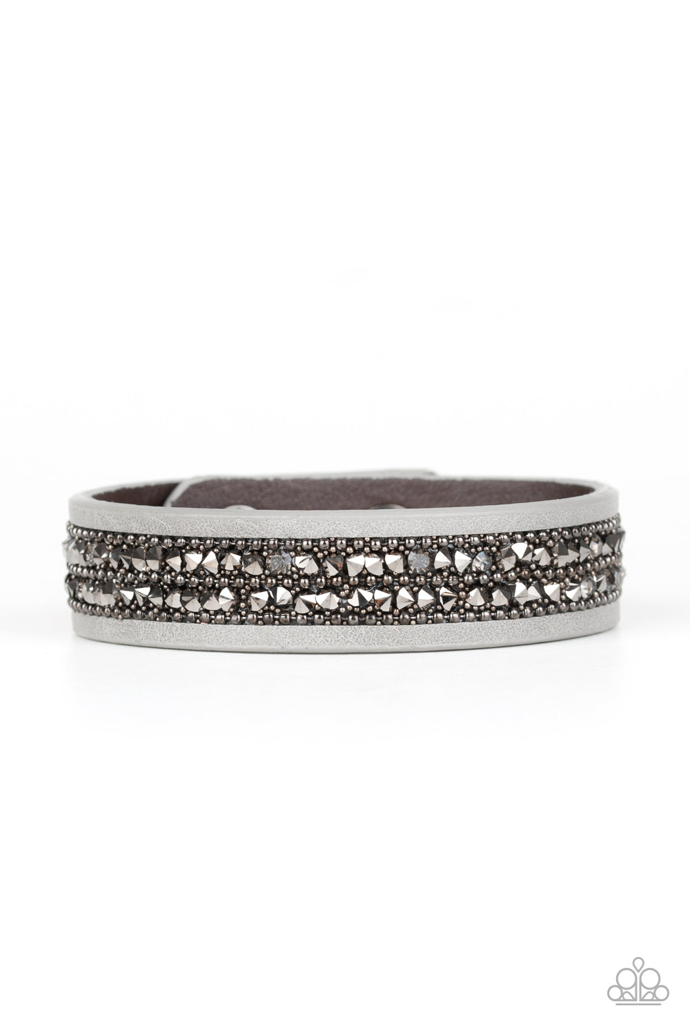 Crunch Time - silver - Paparazzi bracelet