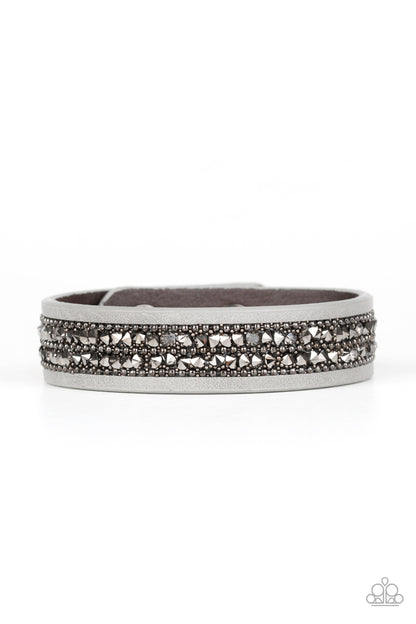 Crunch Time - silver - Paparazzi bracelet