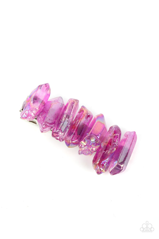 Crystal Caves - purple - Paparazzi hair clip