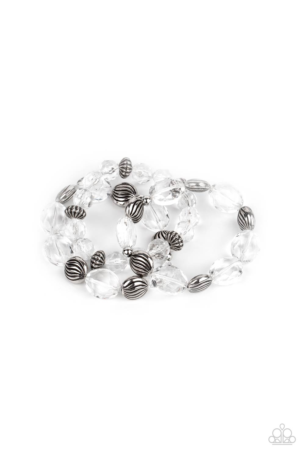 Crystal Charisma - white - Paparazzi bracelet