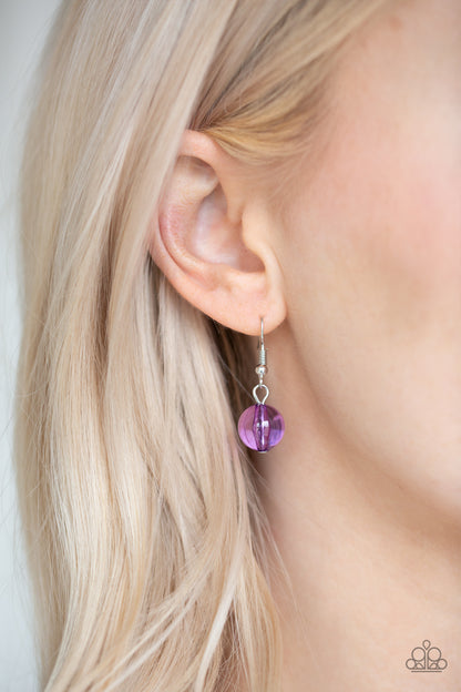 Crystal Charm - purple - Paparazzi necklace