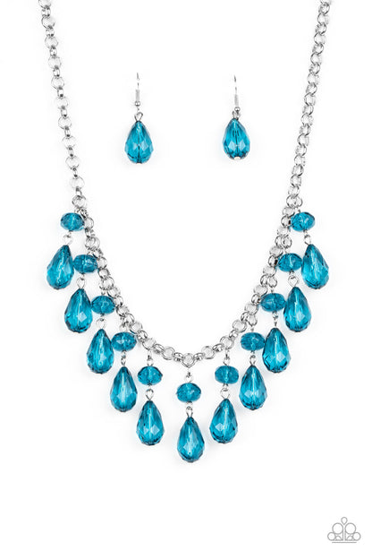 Crystal Enchantment - blue - Paparazzi necklace