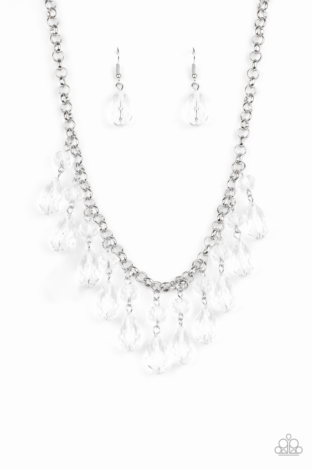 Crystal Enchantment - white - Paparazzi necklace