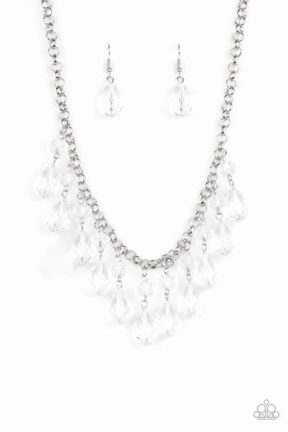 Crystal Enchantment - white - Paparazzi necklace