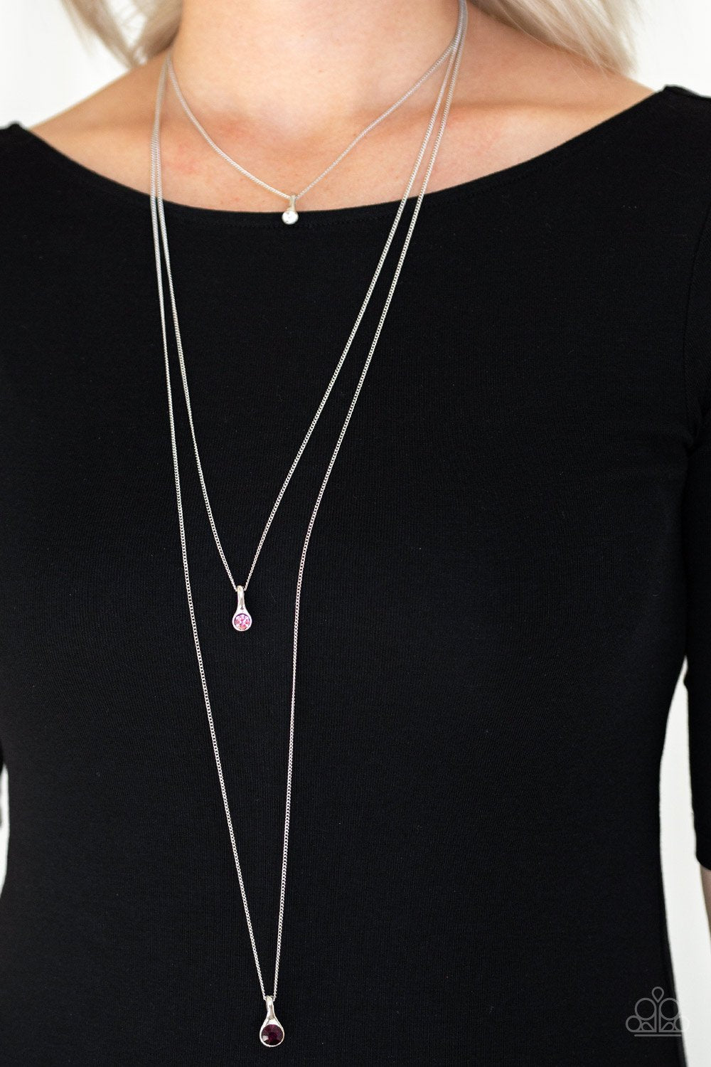 Crystal Chic-purple-Paparazzi necklace