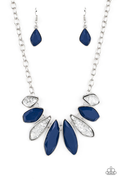 Crystallized Couture - blue - Paparazzi necklace