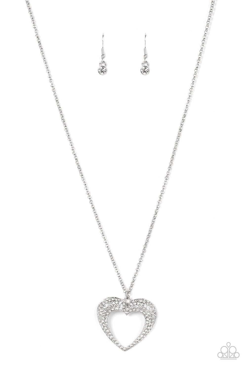 Cupid Charisma - white - Paparazzi necklace