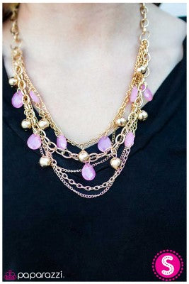 Cut and Run - Pink - Paparazzi necklace