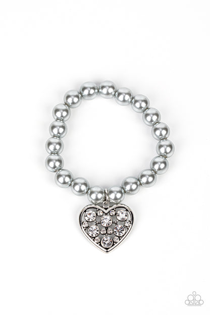 Cutely Crushing - silver - Paparazzi bracelet