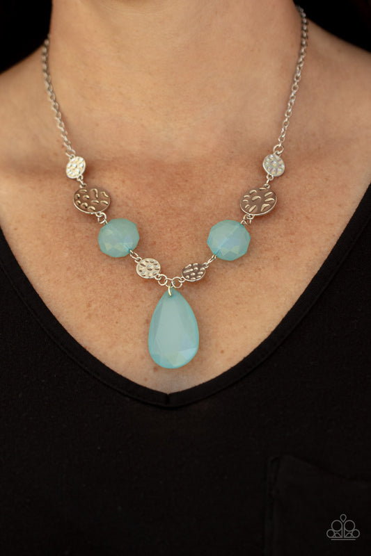 DEW What You Wanna DEW - blue - Paparazzi necklace