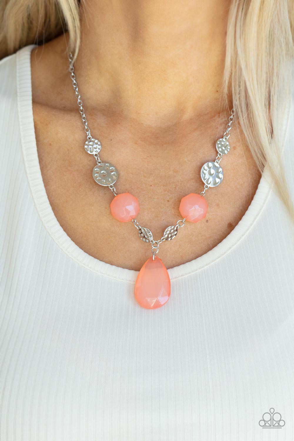 DEW What You Wanna DEW - orange - Paparazzi necklace
