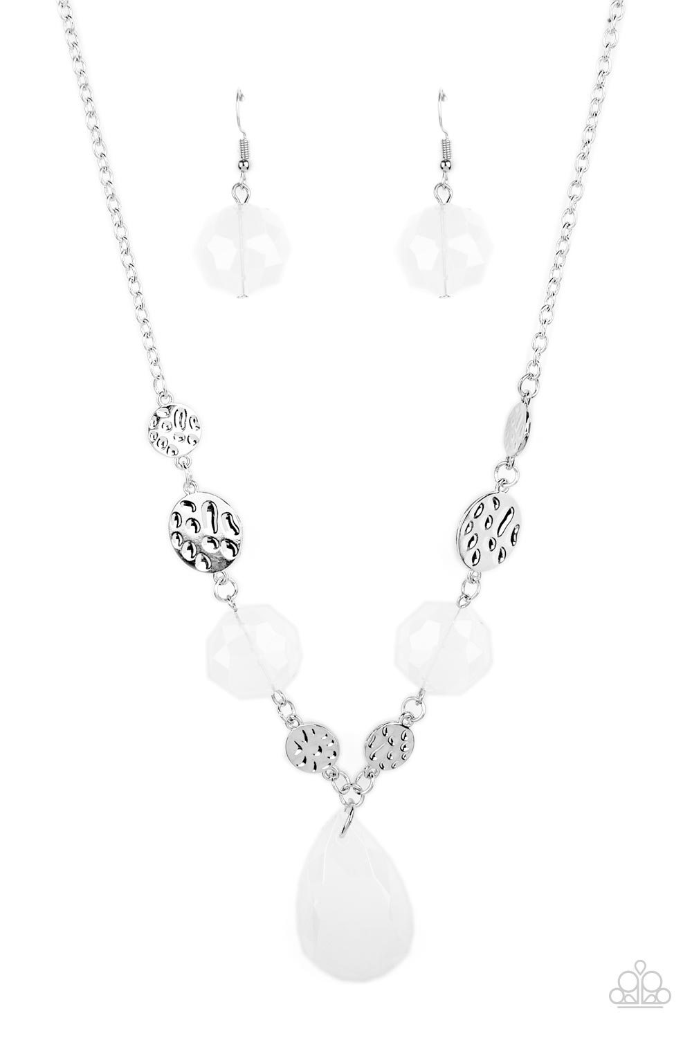 DEW What You Wanna DEW - white - Paparazzi necklace