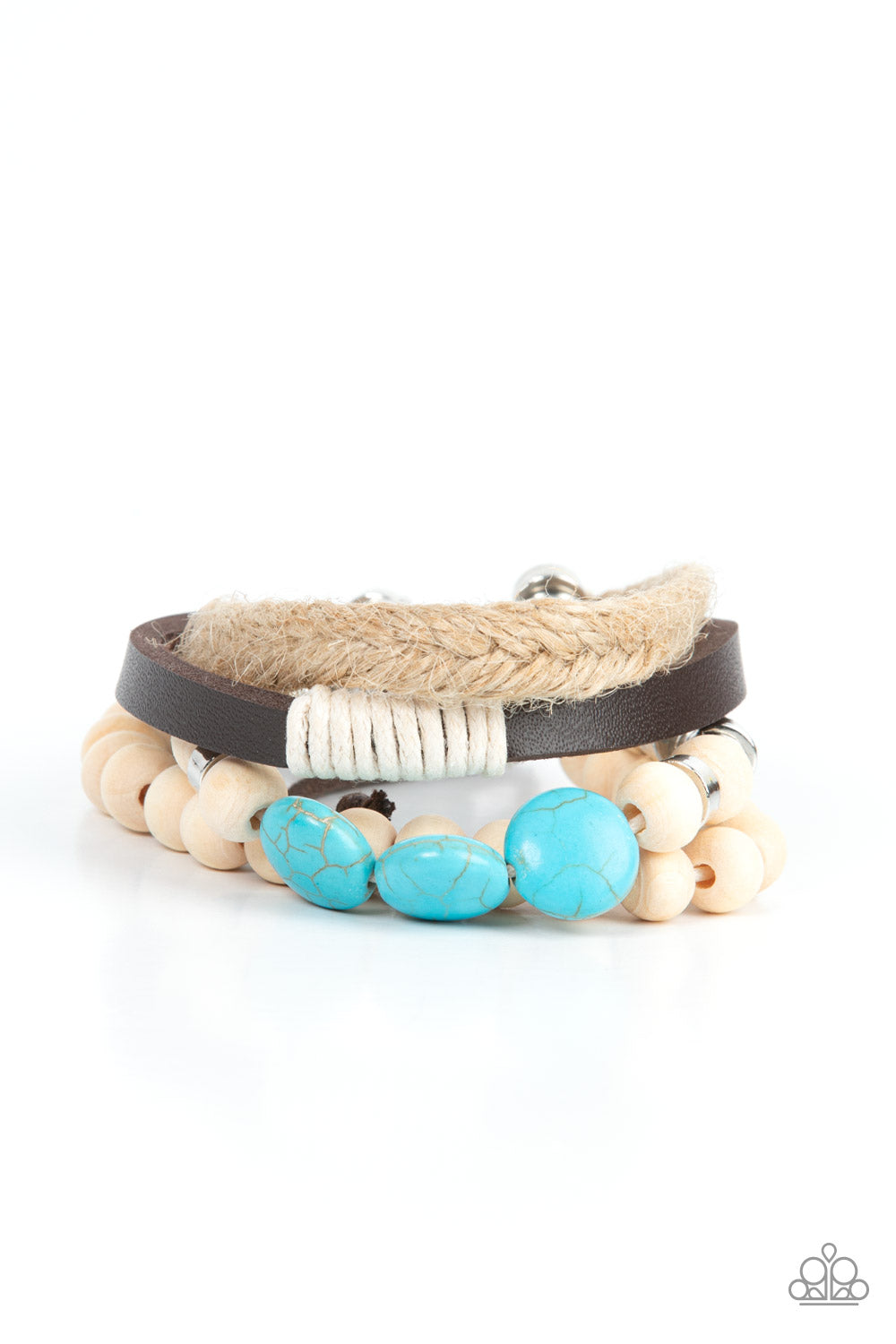 DRIFTER Away - blue - Paparazzi bracelet