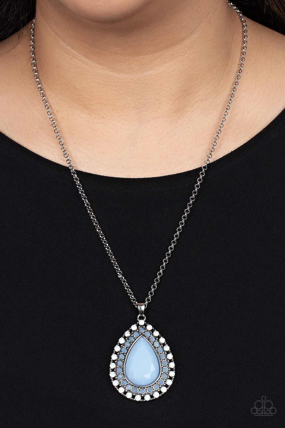DROPLET Like Its Hot - blue - Paparazzi necklace