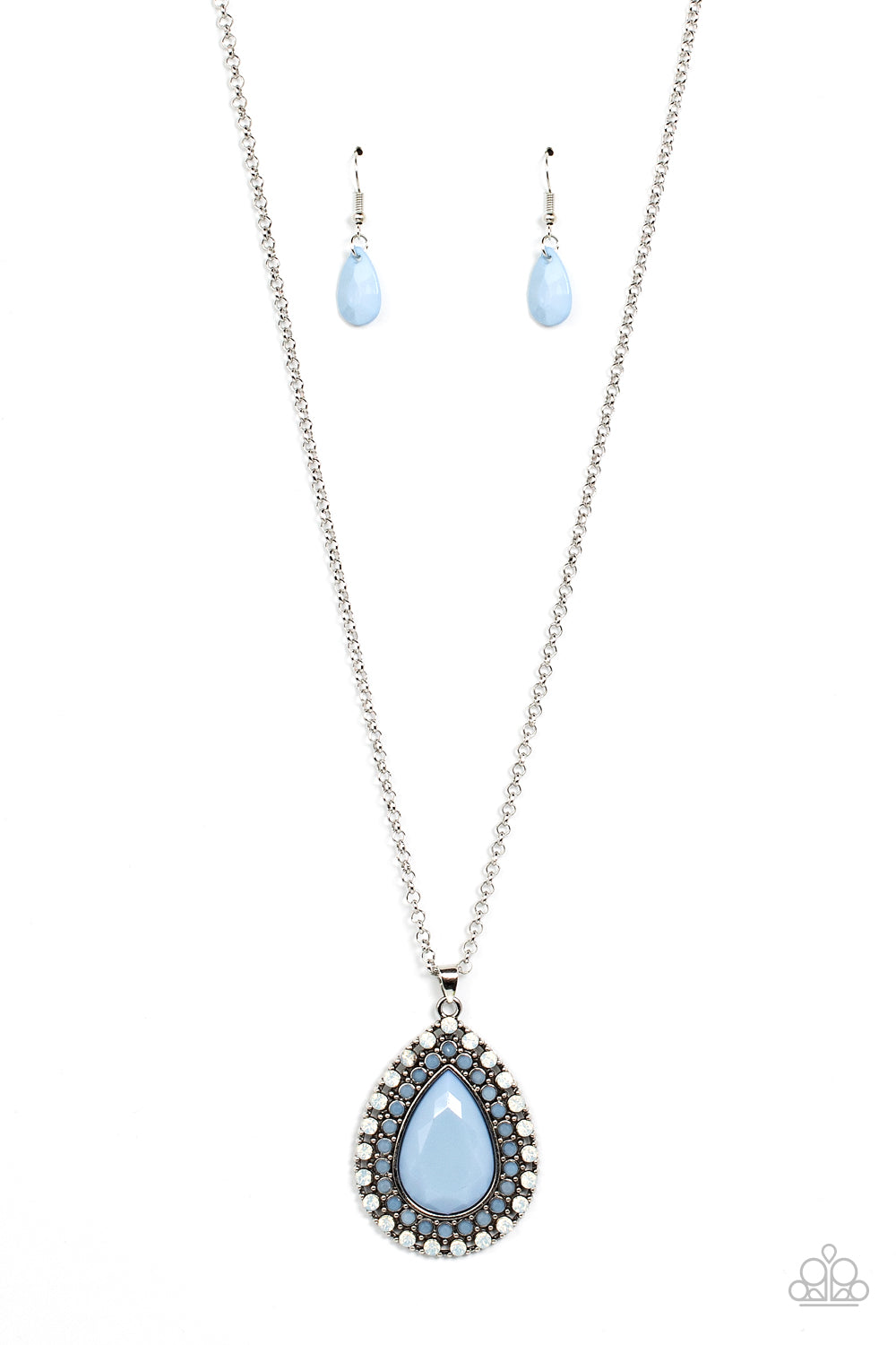 DROPLET Like Its Hot - blue - Paparazzi necklace