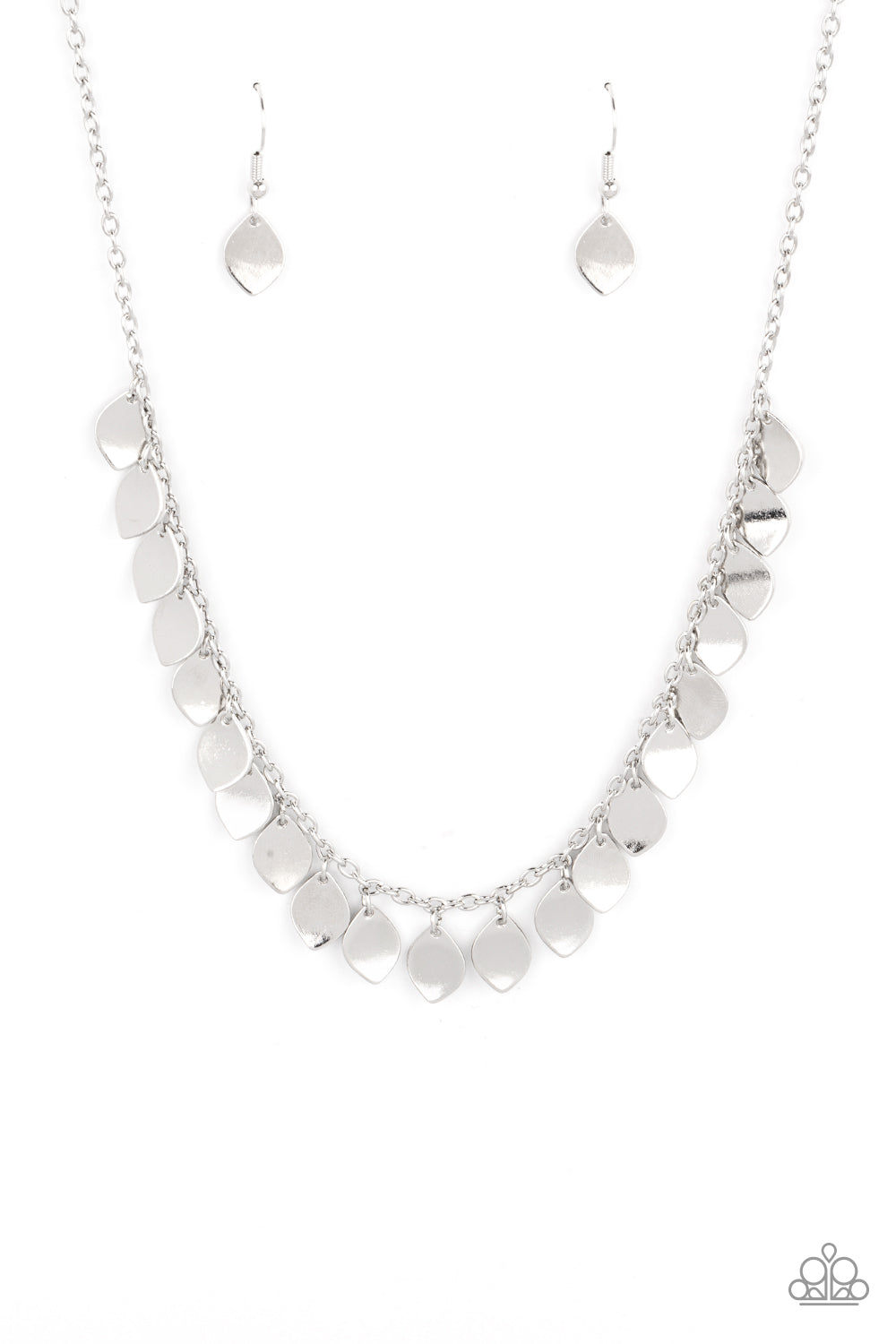 Dainty DISCovery - silver - Paparazzi necklace