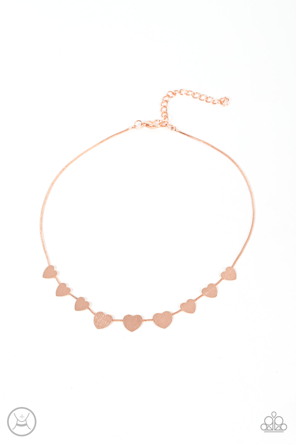 Dainty Desire - copper - Paparazzi necklace