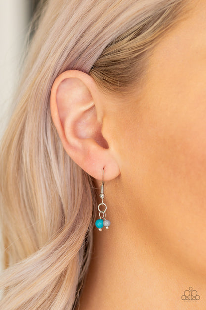 Dainty Distraction - blue - Paparazzi necklace