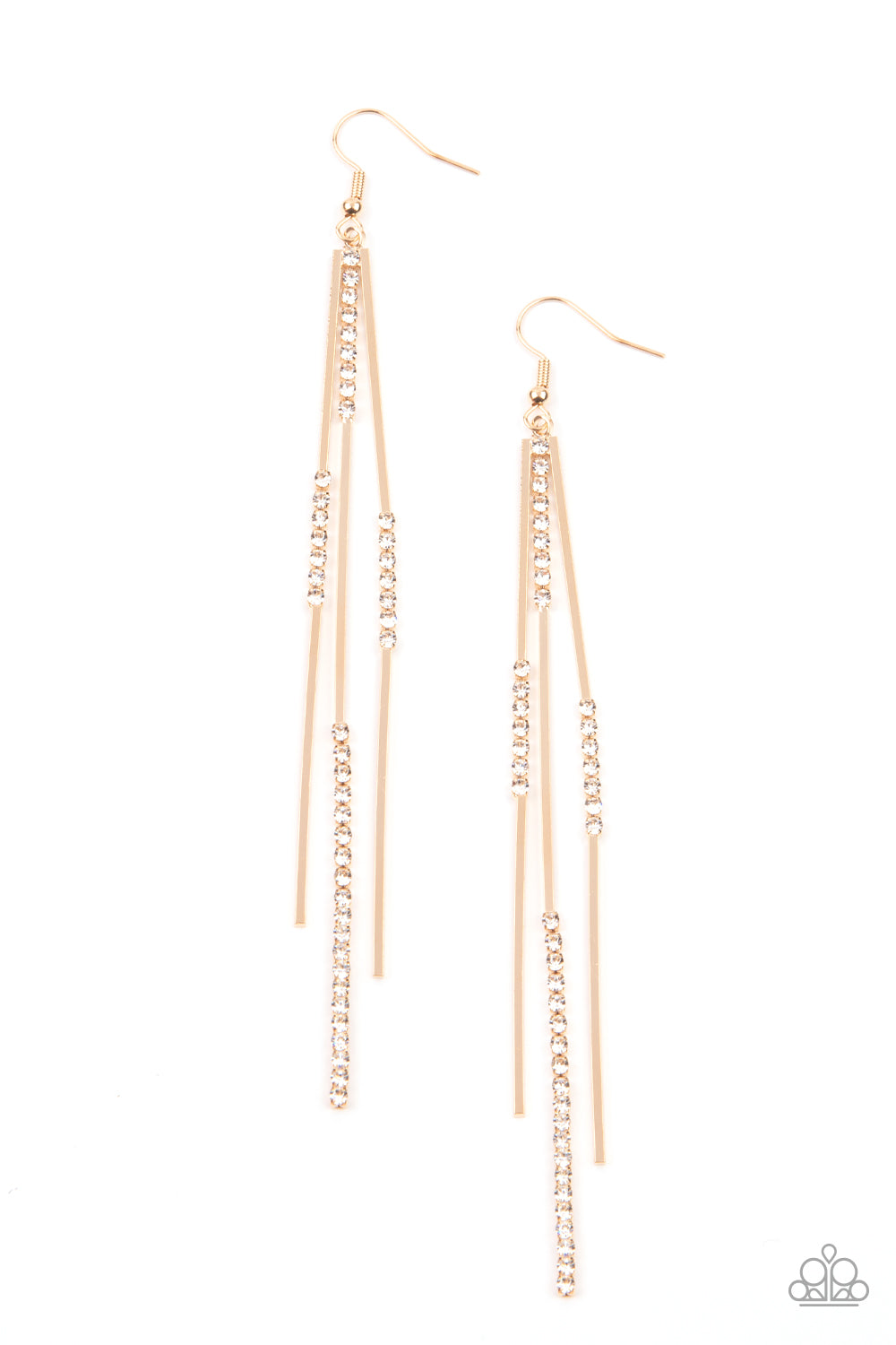 Dainty Dynamism - gold - Paparazzi earrings