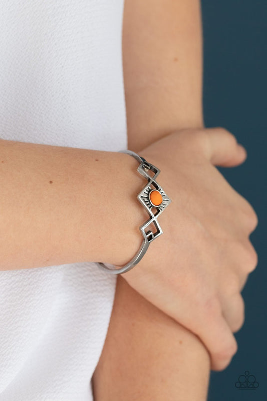 Dainty Deco-orange-Paparazzi bracelet